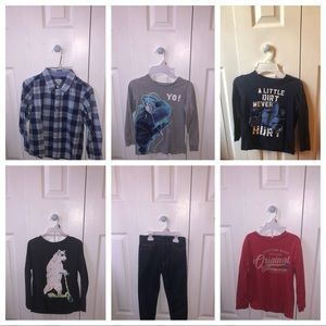 BUNDLE SIZE 7 BOYS- CARTERS/OSHKOSH/US POLO ASSN